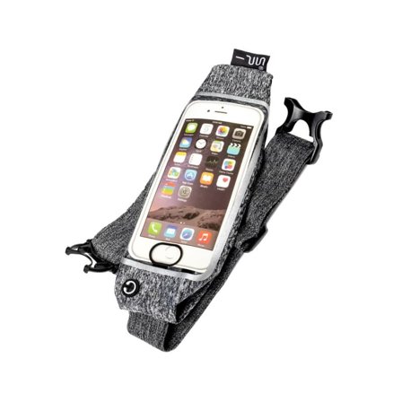 SPIbelt Running Belt with Window bum bags Grey OneSize