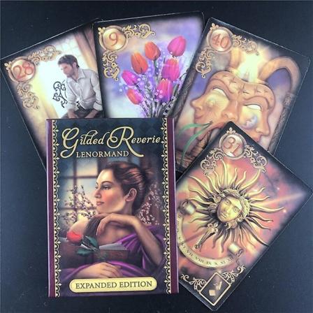 Eteriska visioner lyser upp Tarot Deck Bordsspel Party Fun 44pcs ts01
