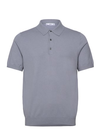 Mango | Fine-Knit Polo Shirt | M