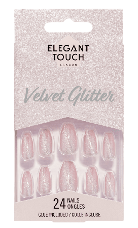 Elegant Touch Velvet Glitter Celestial Lösnaglar & dekoration Dam 1 PCS