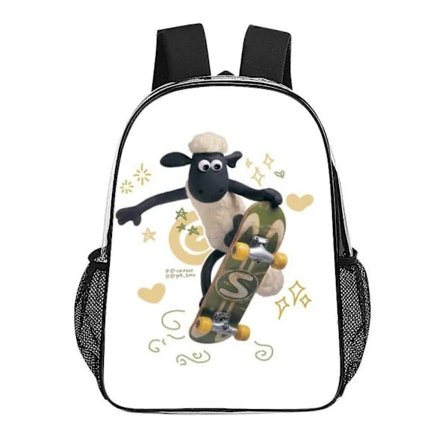 e1029 Fåret Shaun Rygsæk Kraftig PVC Transparent Svømmetaske Klar Vandtæt Rygsæk f1029