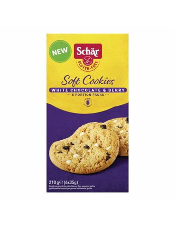 Schar Soft Cookies White Chocolate & Berry 210g