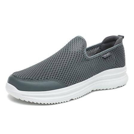 Herr Loafers Lätt att gå Andas sommar Bekväma casual Herr Sneakers 2Ga209 DarkGray 47