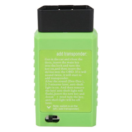 Nøgleprogrammer Transponder, OBD Fjernbetjening Auto Nøgle Programmeringsenhed Bil Diagnostisk Værktøj Bemærkelsesværdig Klarhed [DB]