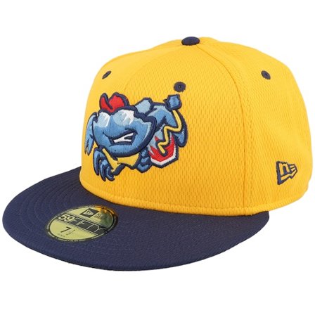 New Era - MiLB Gul fitted Keps - Lakewood BlueClaws Milb22 Bp 59FIFTY Yellow/Navy Fitted @ Hatstore