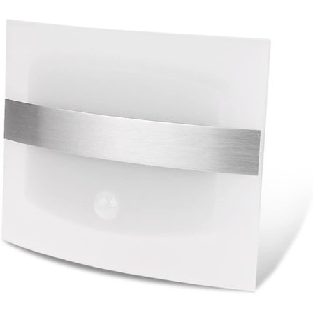 Trådlös LED-vägglampa, klistra var som helst, batteridriven rörelsesensor för badrum, hall, inomhusnattlampa