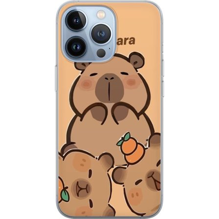 Kompatibelt Mobildeksel til Apple Apple iPhone 13 Pro Capybara søt figur søt trendy samler
