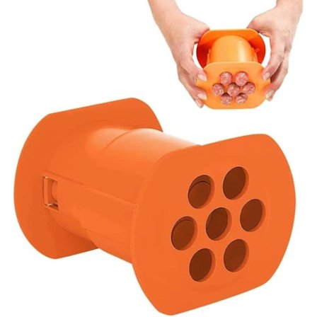 Pølserullemaskine | Genanvendelig kødpølsepresse 7 pølsepresser | Køkkenudstyr, pølsepåfyldningsmaskine, grillredskaber til at lave pølser