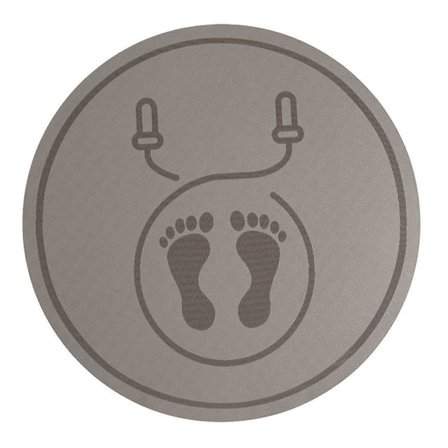 Hoppestøtte Matte Rund Matte Treningsmatte Slitesterk Sklisikker Langvarig Arbeidsavslappende Matte VR Matte Treningshoppestøtte