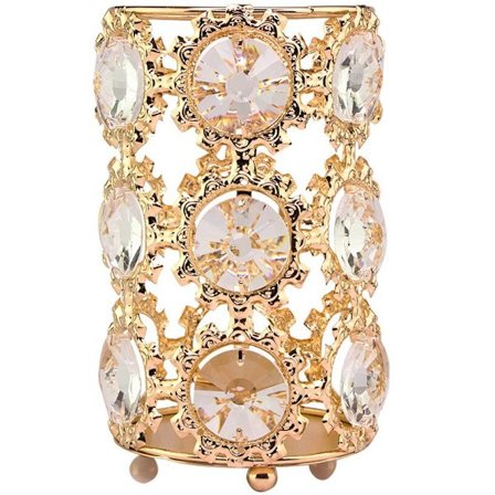 Penselhållare / penselställ - Guld - Vackert dekorerad guld