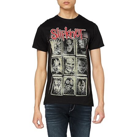 Slipknot Herr Nya Masker Kortärmad T-shirt
