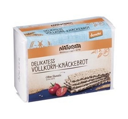 Naturata Knækbrød Fuldkorn Ø 250 g, Helse & Madvarer, Brød, Kiks & Kager, Knækbrød