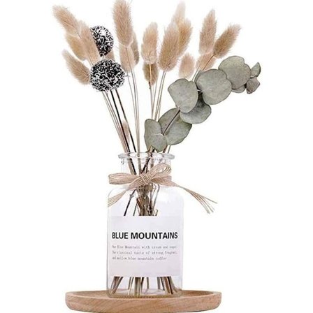 Tørrede blomster vase kit hvede bord dekoration foto rekvisitter hjem dekorationer