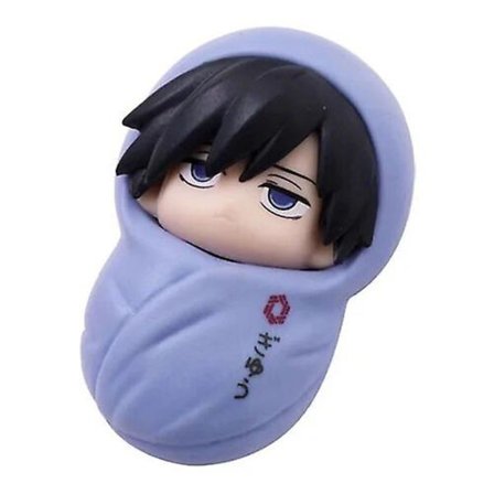 Bandai Aito Gashapon Demon Slayer Agatsuma Zenitsu Kamado Nezuko Vauva Anime Action Figuurit Lelut Pojille Tytöille Lapsille Lahjoja (FMY)