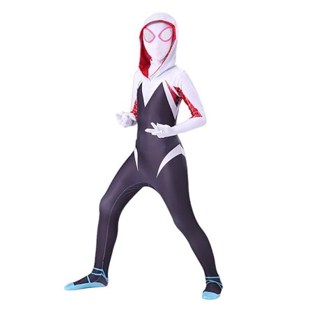 Spiderman World Gwen Stacy Cosplay Jumpsuit Halloween