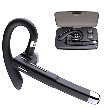 Bluetooth Headset Portable 520 Business Headset Digital Display Hängöron Vattentät brusreducering 5.1 Bluetooth Headset