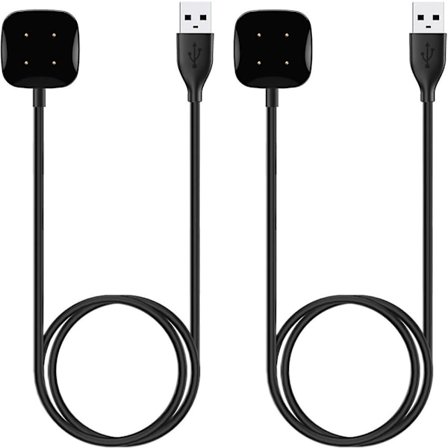 Lader for Fitbit Sense/versa 4 - Pakke med 2 A