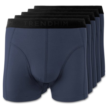 S - FreeFeel | Lot de 5 boxers bleu royal en bambou pour hommes