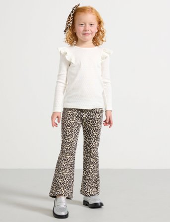 Lindex Leggings Flare Leo Aop - Multi/patterned - 104