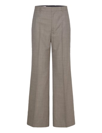 Filippa K Wool Blend Flare Trousers - Brown - 32