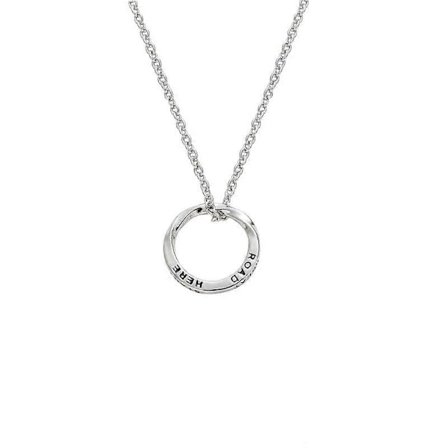 Mobius Ring Halskæde Ring Personlighed Cirkel Herrevedhæng Inspirerende Smykker