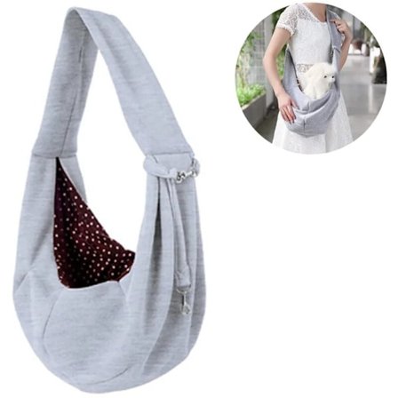 Hundeslynge Katte Skuldertaske - Enkelt Skuldertaske, Støtter op til 5 kg, Komfortabel og Holdbar Hundetransporttaske til Små Hunde og Katte