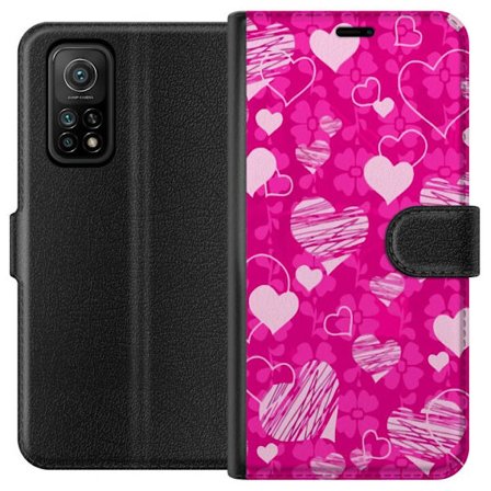 Yhteensopiva Lompakkokotelo Xiaomi Xiaomi Mi 10T 5G PopSydänKuviointi
