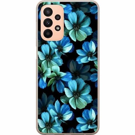 Samsung Galaxy A23 5g Genomskinligt Skal Blommor