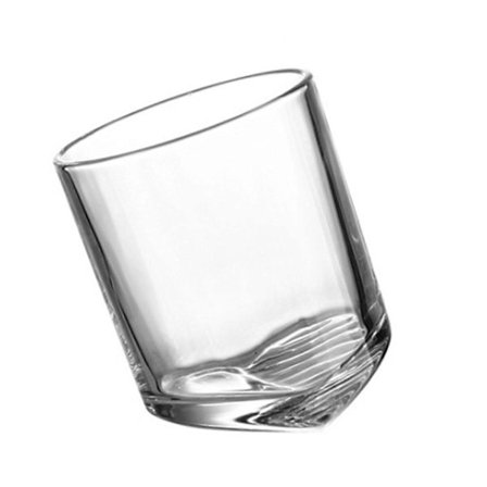 Vippende Whiskey Klart Glas Highball Tumblers Vinglas Glasmateriale CYF