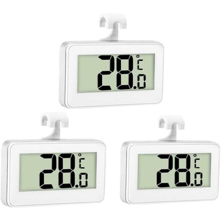 3X Kyl Termometer Digital Frys Termometer Kyl Termome