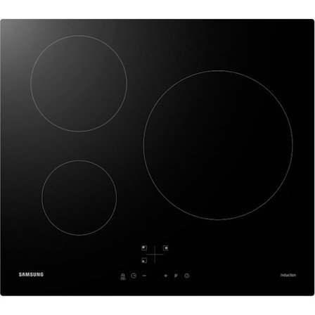 SAMSUNG NZ63M3NM1BB / UR - Induktionshäll - 3 zoner - 7200 W - L59 x D57 cm - Glasbeläggning - Svart