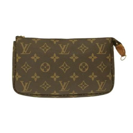 Louis Vuitton Vintage Pre-owned Polyester handTass , Bruin , Dames , Maat: ONE Size Vintage Tassen