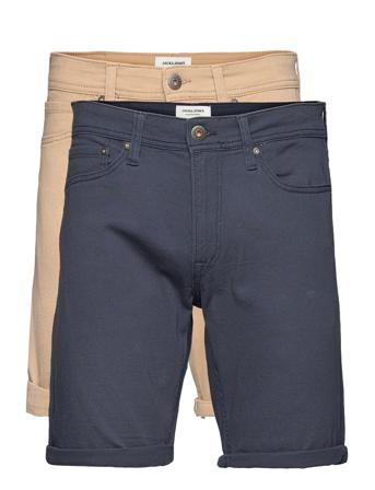 Jjirick Jjorginal Short Akm 2Pack Jeansshorts Denimshorts Beige Jack & J S