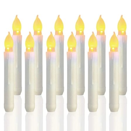 12 stk. flammeløse LED-lys, batteridrevne Harry Potter-flydende lys til fest, juledekorationer