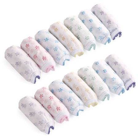 10 stk. engangsundertøy med trykk i bomull