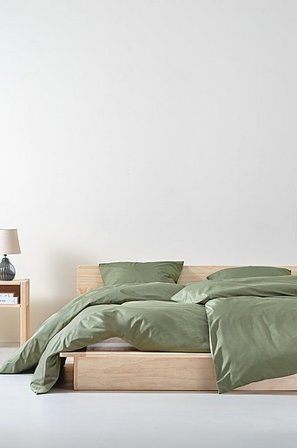 Jotex - Percale Dekbedovertrek - Biologisch Kaki Kaki - ZACK - Koop Dekbedovertrek bij Jotex