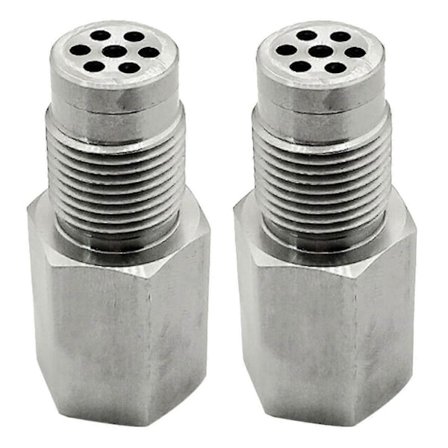 2stk metall Ljus Fix Katalytisk Mesh Syre O2 Sensor Spacer Adapter