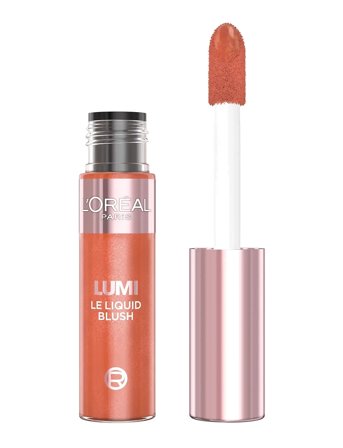 L'Oréal Paris L'oréal Paris Lumi Le Liquid Blush Flytande Rouge 627 Glowy Warm Peach 5 Ml - Orange - 10 ML