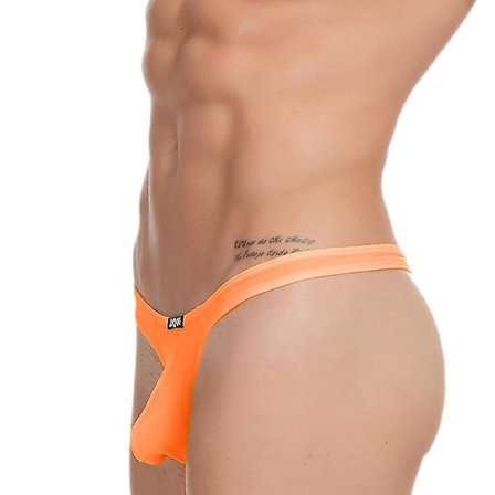 Herreundertøj Ultra tyndt åndbart Solid Ice Silk Sexy Transparent Silk Smooth String XL