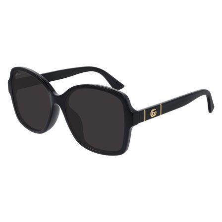 Gucci - GG 0765SA 002 5716 i Sort Acetate