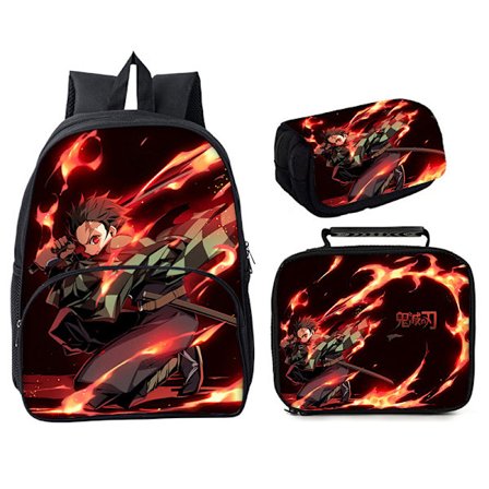 Ghost Slayers Blade Tredelad 16-tums skolväska Style 10