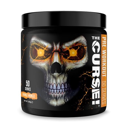 Komplett PWO JNX Sports The Curse PWO 250 g, Orange Mango - Bodyman.dk
