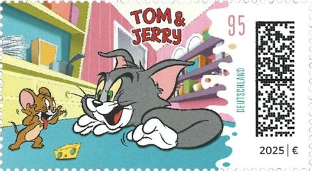Tyskland - Tom & Jerry - Postfrisk frimærke