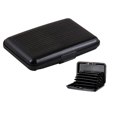 Kortholder i aluminium - RFID-Safe