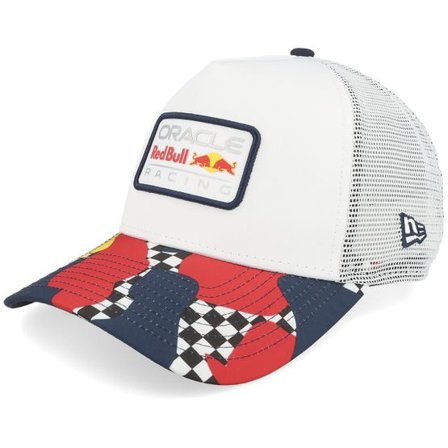 New Era - Motor Blå trucker Keps - Red Bull Racing F1 25 Abstract E-frame White Trucker @ Hatstore