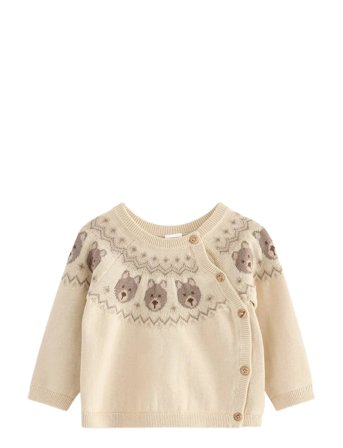 Lindex Strikket Genser - Cream - 50