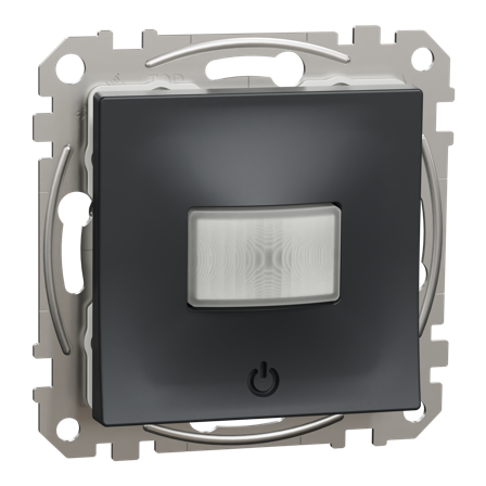 Schneider Electric WDE003962 Rörelsedetektor med dimmer Antracit, Strömbrytare & vägguttag