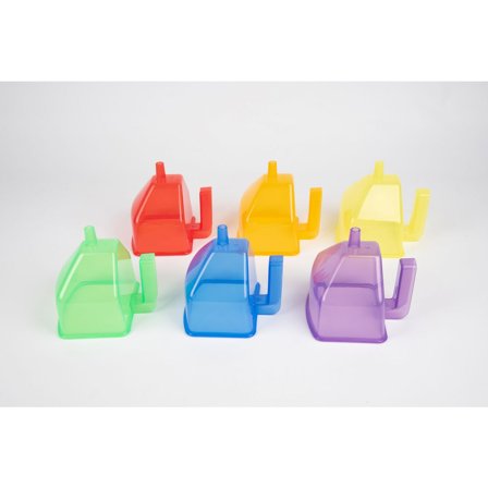 Transparent vattentrattskopa färg 6/fp - Lyreco - Skola och förskola - Lekmaterial - Sandlek och vattenlek