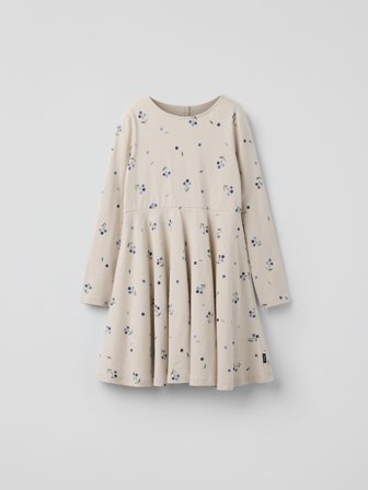 Polarn O. Pyret - Twirl dress blueberry - 104 - Childrenswear - beige