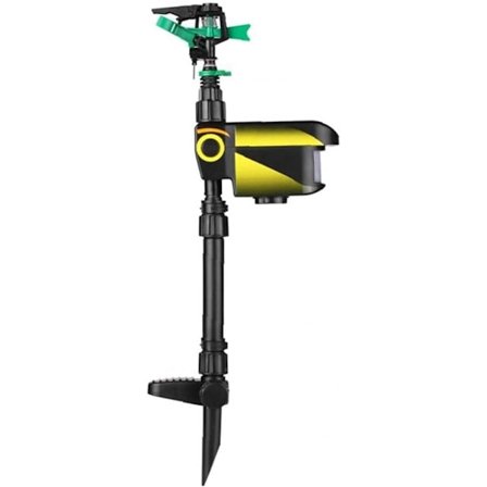 Trädgårdssprinkler Rörelsesaktiverad Sprinkler Fågelskrämma Trädgård Rörelseaktiverat Vatten, Svart